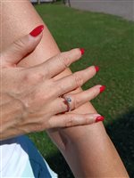 Vicenza - Piazzetta Palladio 2 - Anneau Salvini Femme Battito in Or blanc Diamante 0.31 Ct 81113447 - 81113447